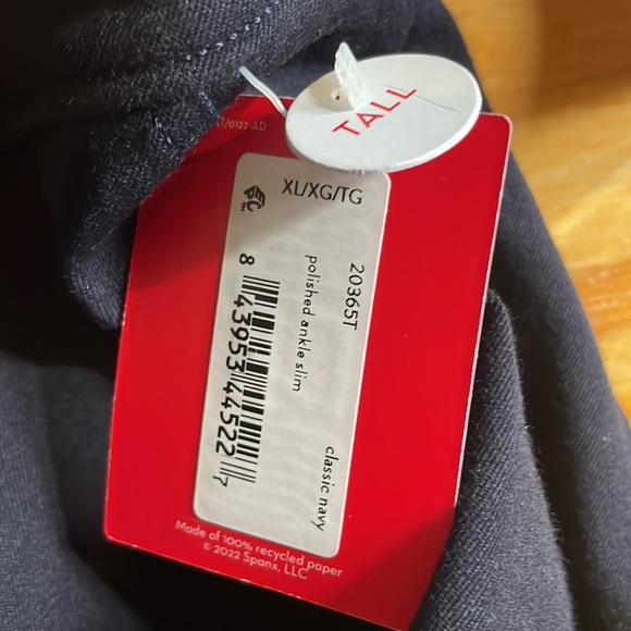 NWT! SPANX Polished Ankle Slim. Classic navy Style20365. XSP, LP, XLT left - Picture 13 of 16